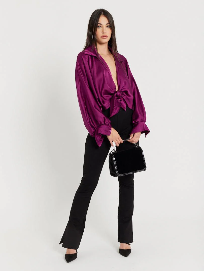 Chemise ample à nouer - Image 17