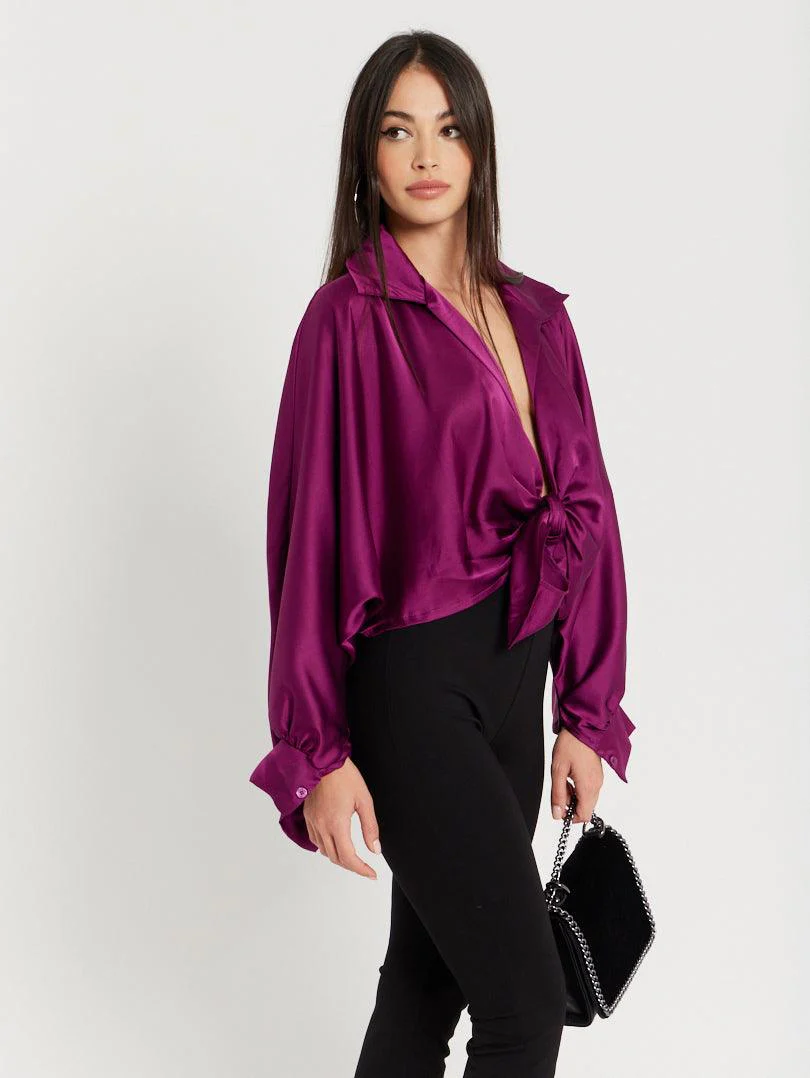 Chemise ample à nouer - Image 19