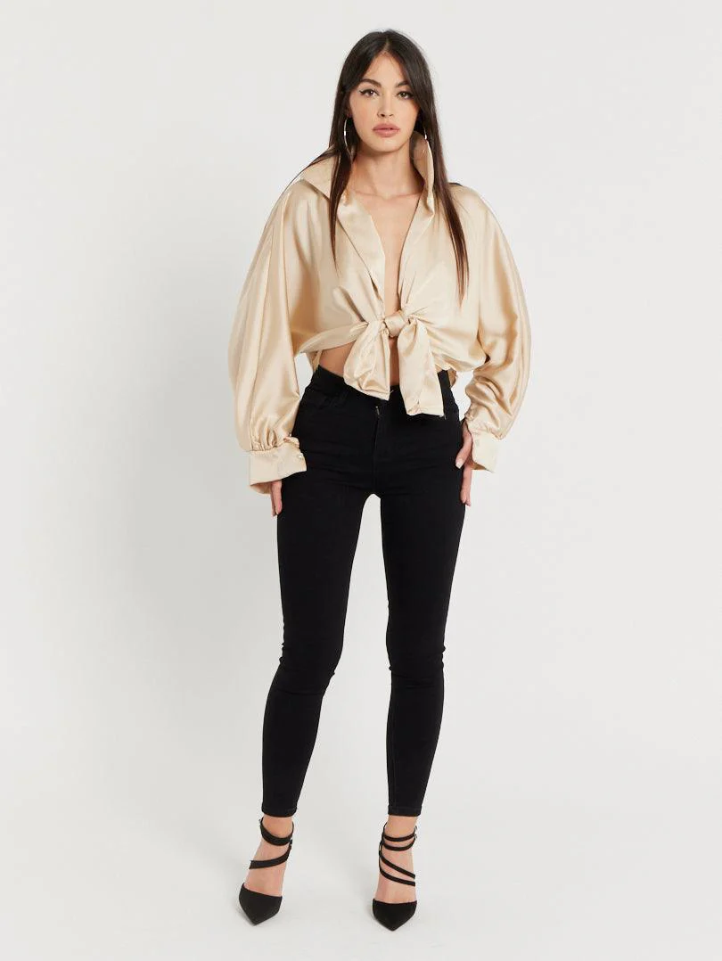 Chemise ample à nouer - Image 6