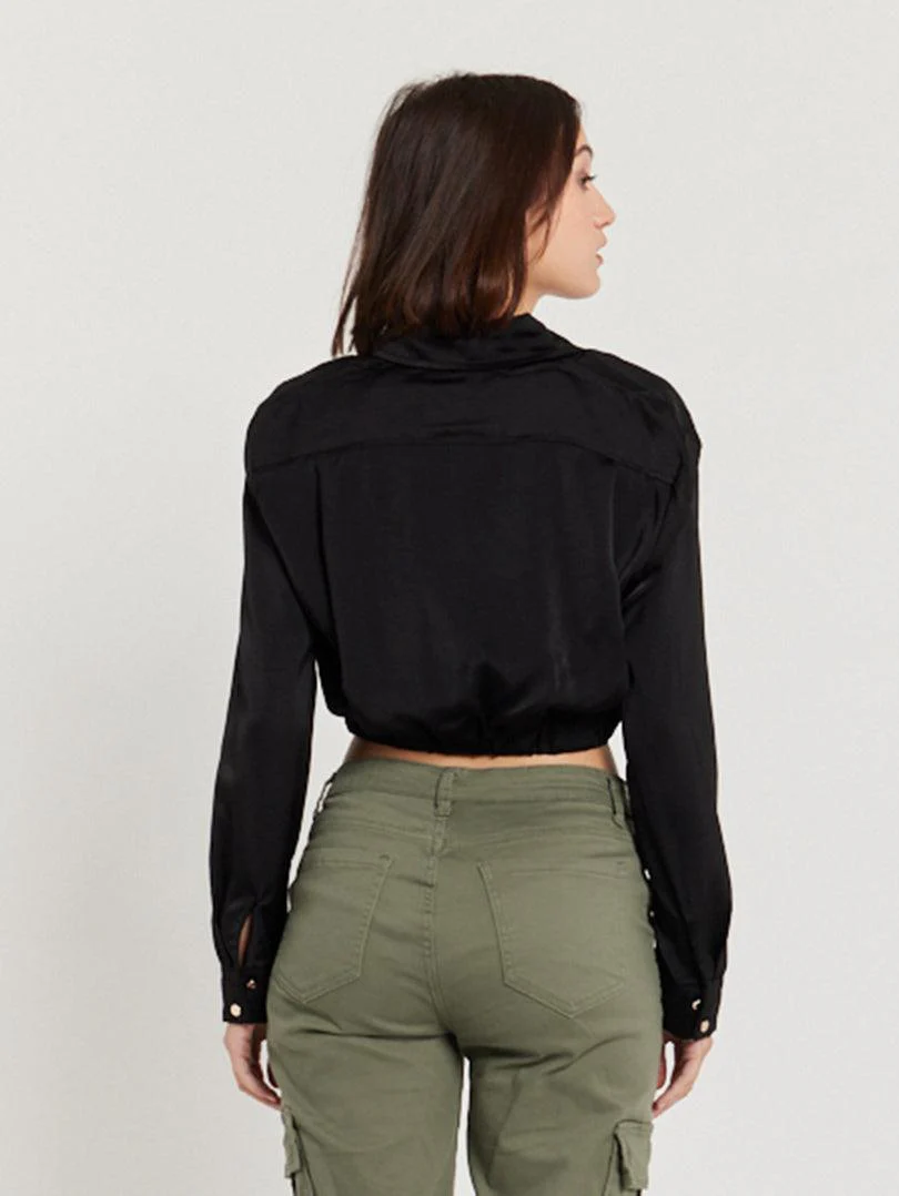 Chemise courte style crop top - Image 10