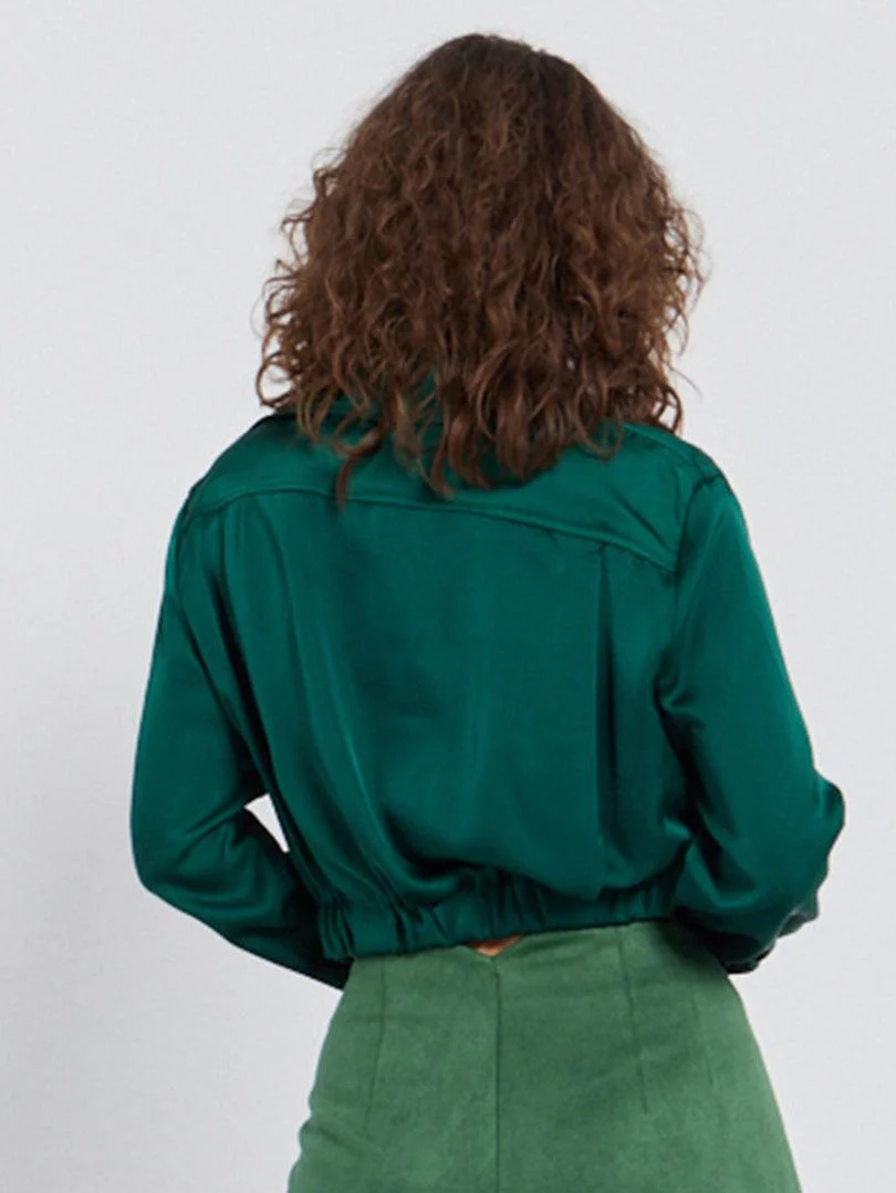 Chemise courte style crop top - Image 6