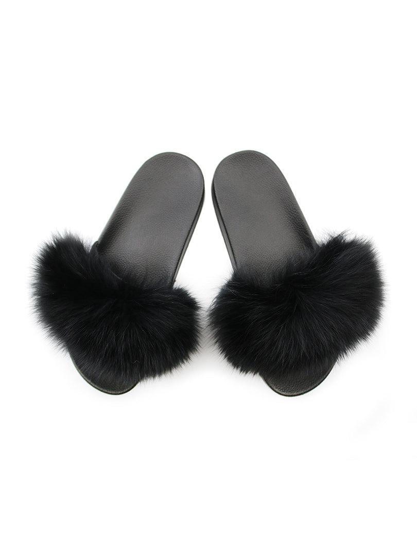 Claquettes fausse fourrure - Image 4