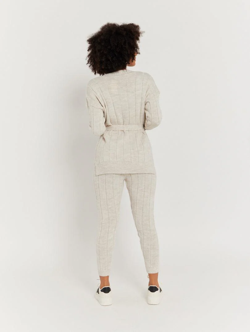 Ensemble en lainage blanc - Image 6