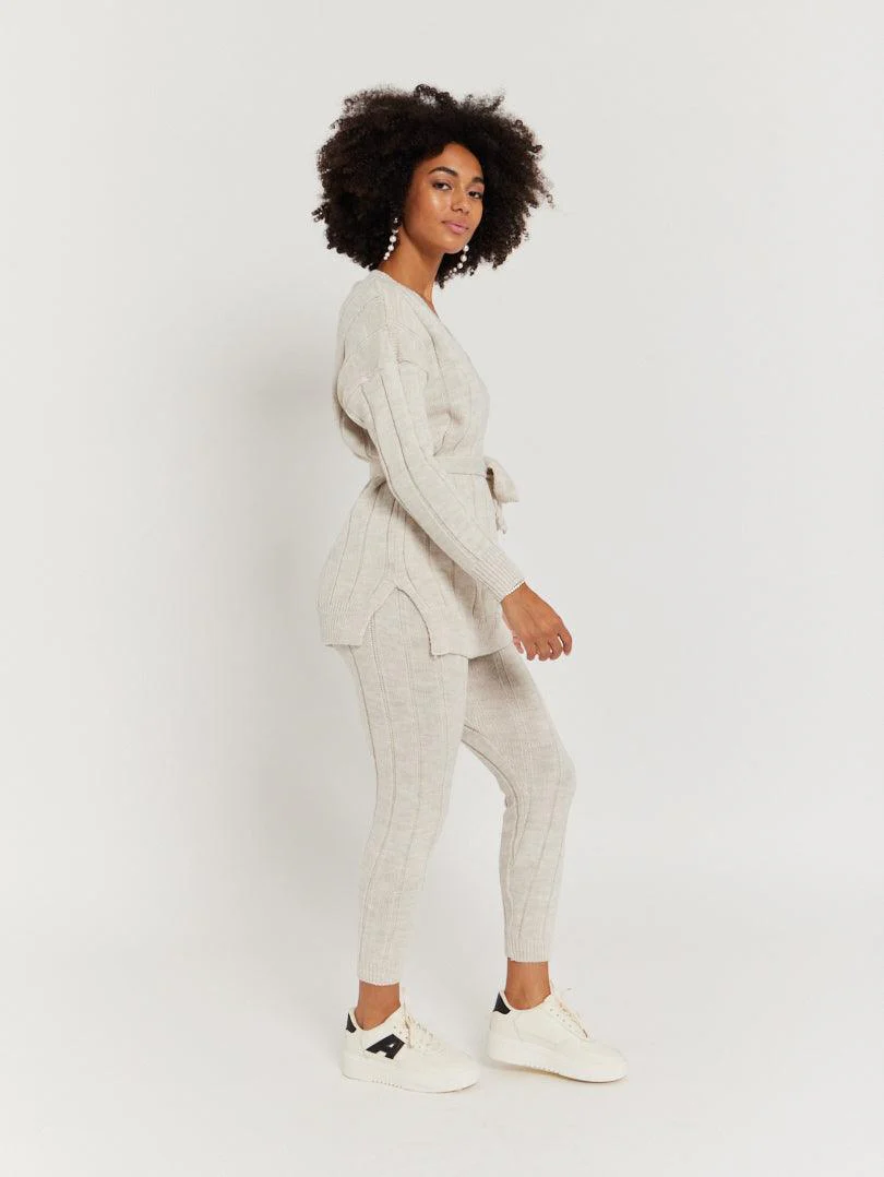 Ensemble en lainage blanc - Image 7