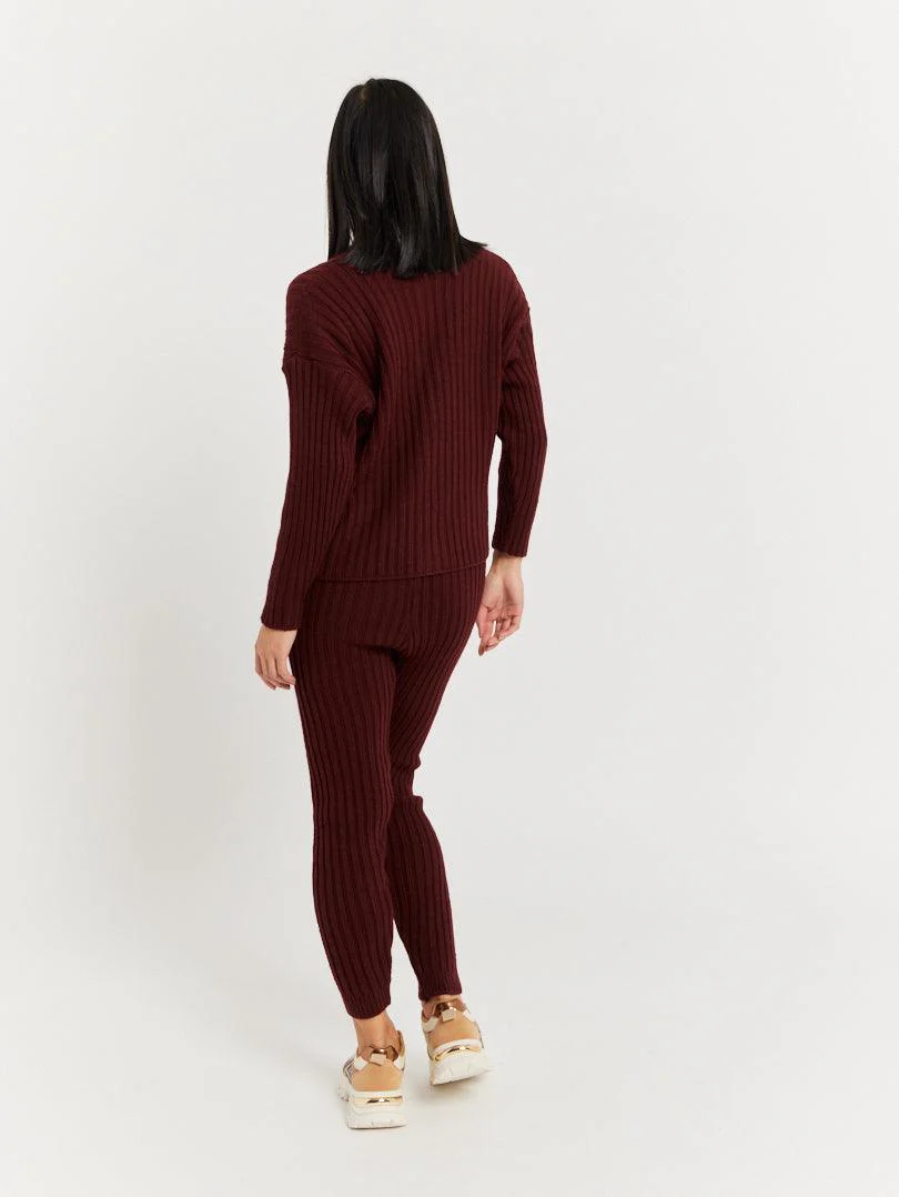 Ensemble pantalon en lainage kaki - Image 10