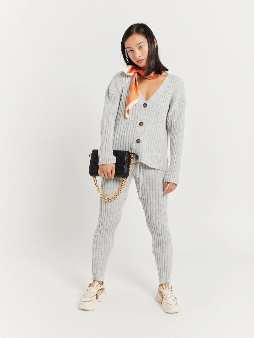 Ensemble pantalon en lainage kaki - Image 13