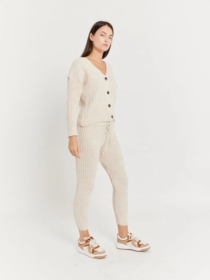 Ensemble pantalon en lainage kaki - Image 7