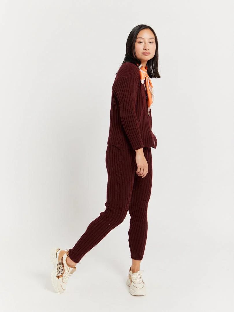Ensemble pantalon en lainage kaki - Image 9