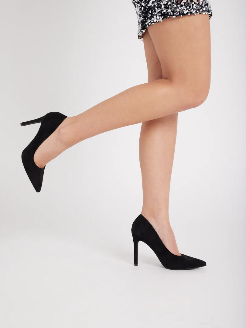 Escaprins stilettos en velours