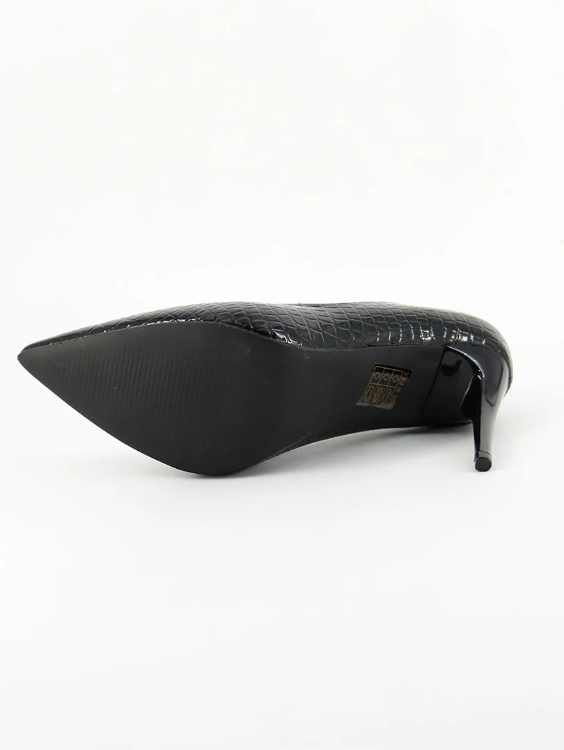 Escarpins croco bout pointu - Image 8