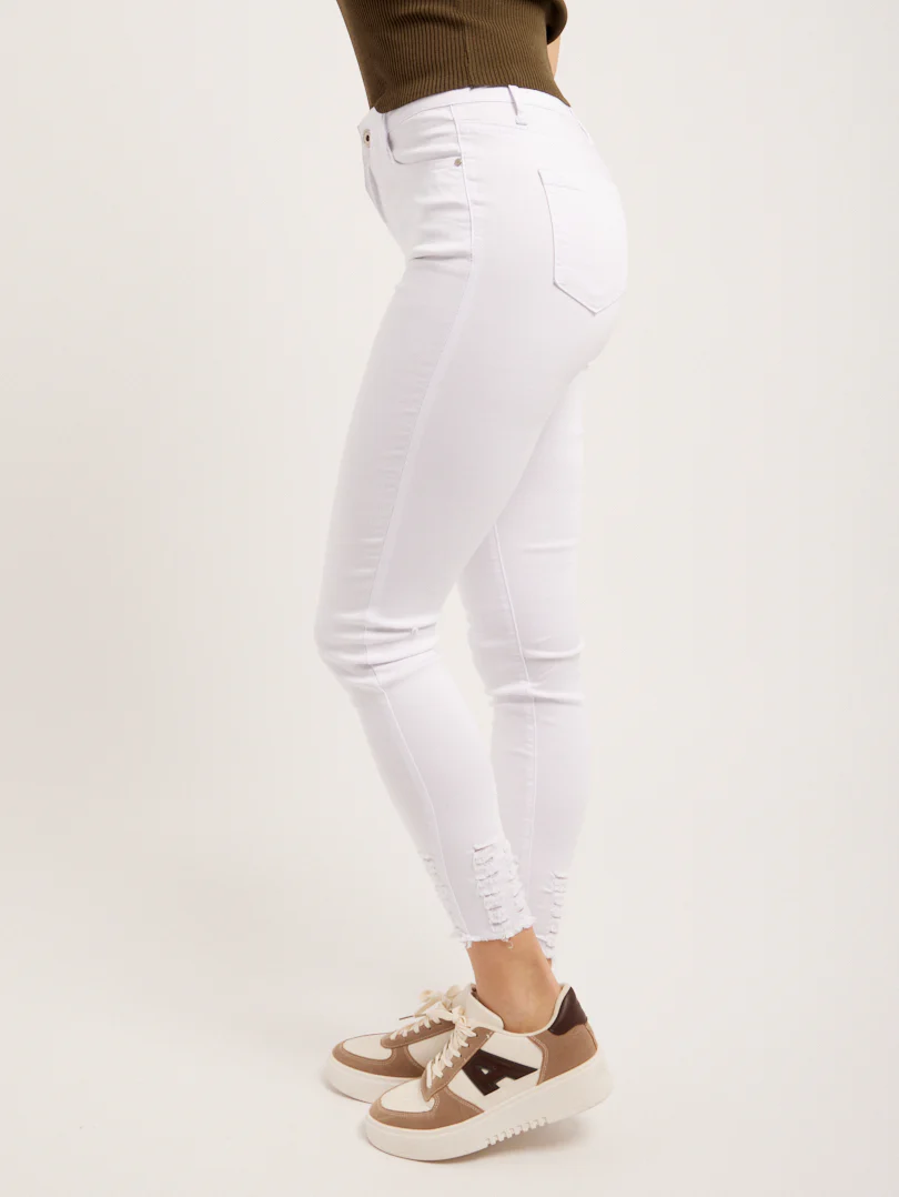 Jean blanc mid waist - Image 3