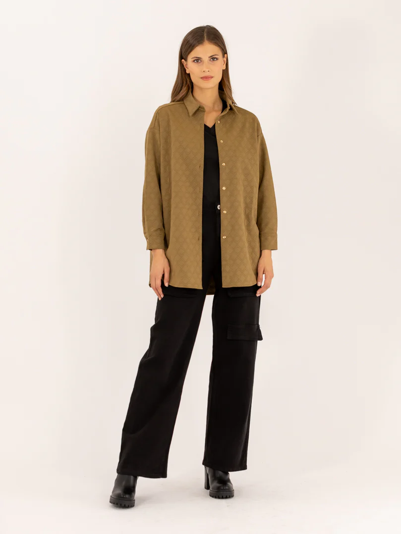 Jean cargo droit noir - Image 4