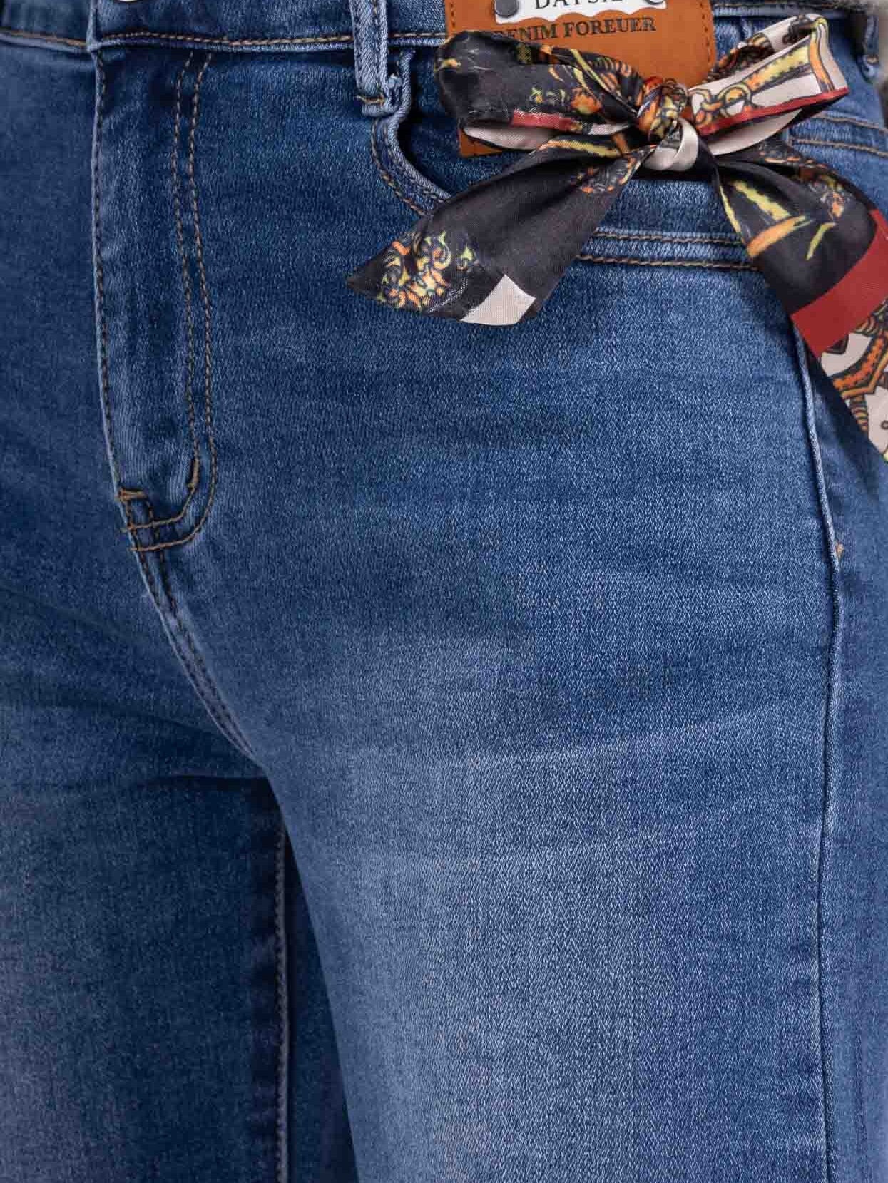Jean large avec Détail Nœud - Image 4