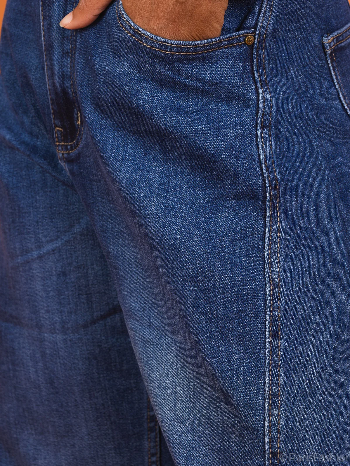 Jean Large Bleu Banana Fit – Le Chic Naturel du Confort - Image 4
