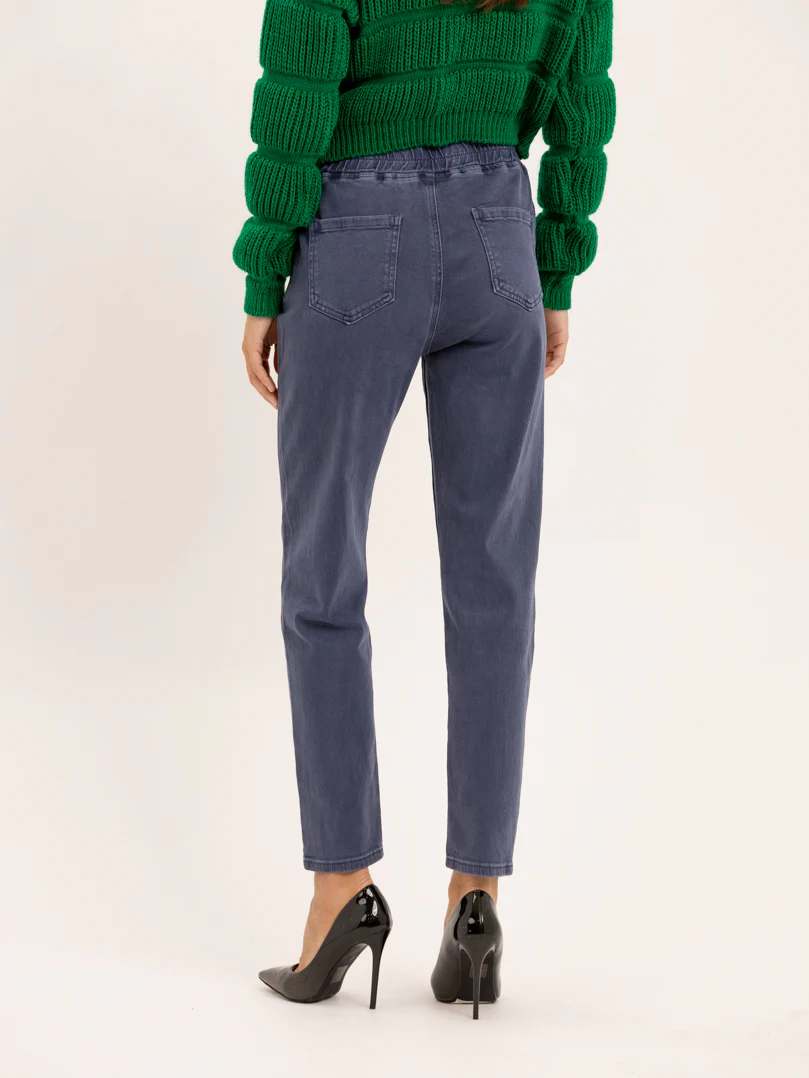 Jean mom fit taille élastique - Image 7