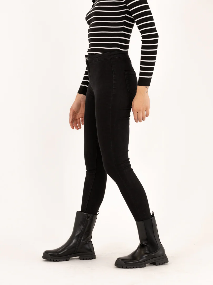 Jean skinny 7/8 ourlet brut - Image 10