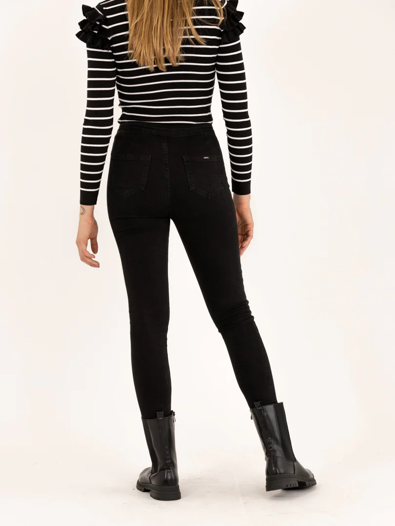 Jean skinny 7/8 ourlet brut - Image 11