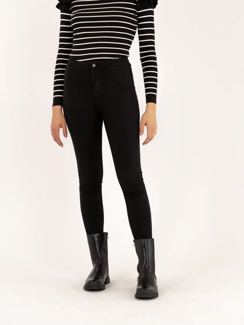 Jean skinny 7/8 ourlet brut - Image 9