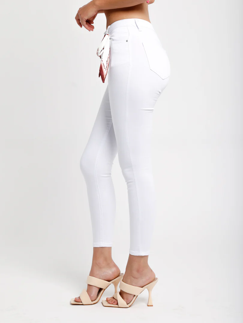 Jean skinny avec garniture en foulard - Image 11