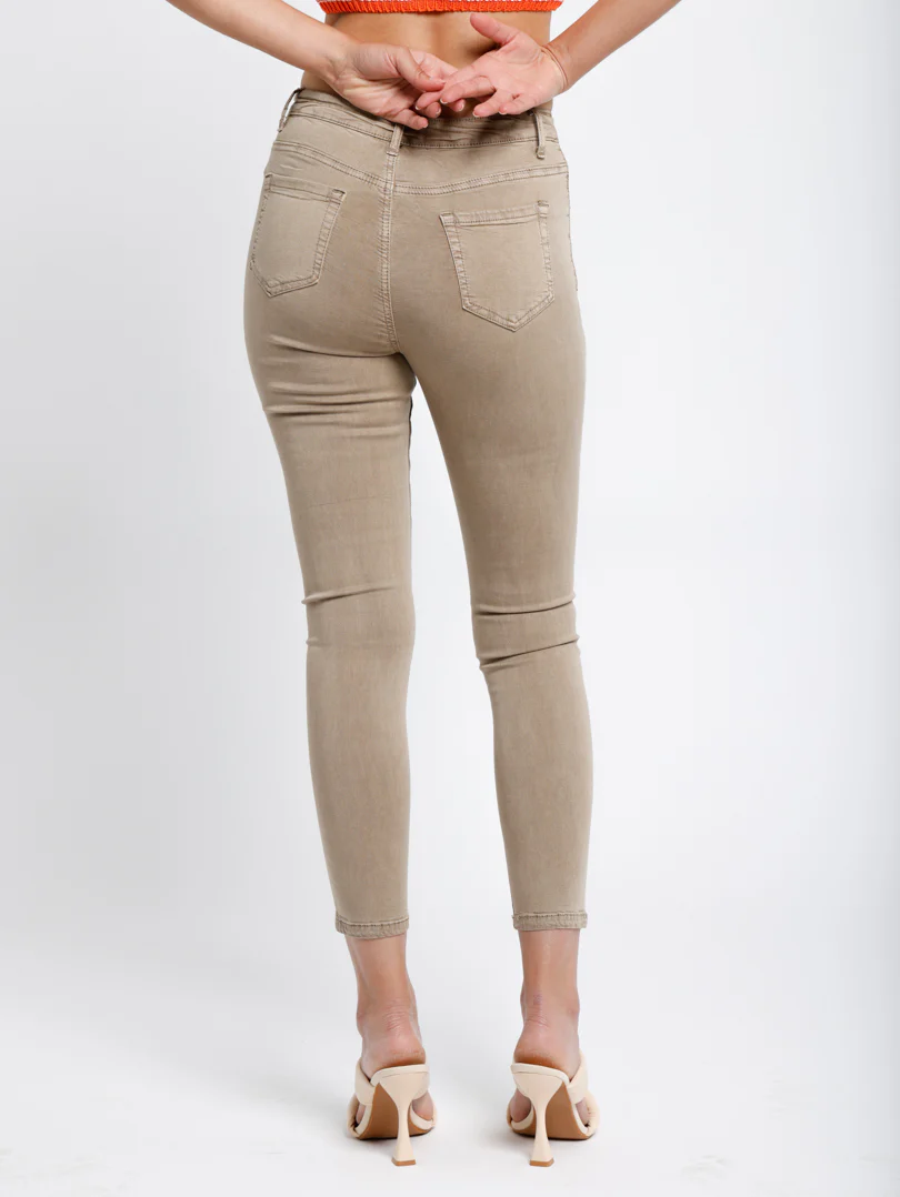 Jean skinny avec garniture en foulard - Image 8