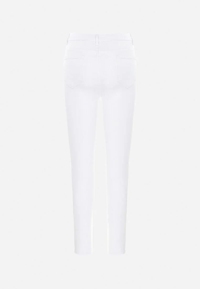 Jean skinny déchiré blanc - Image 7