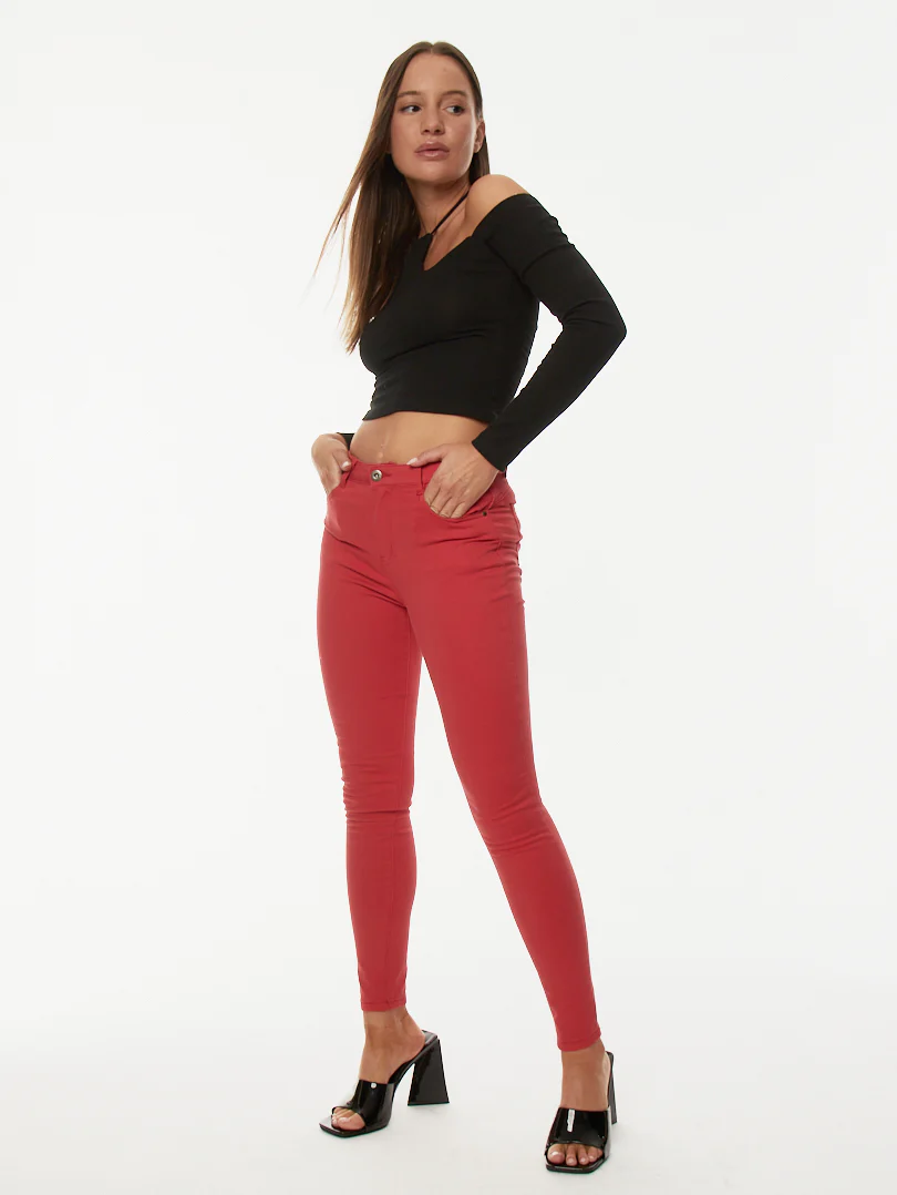 Jean skinny push up