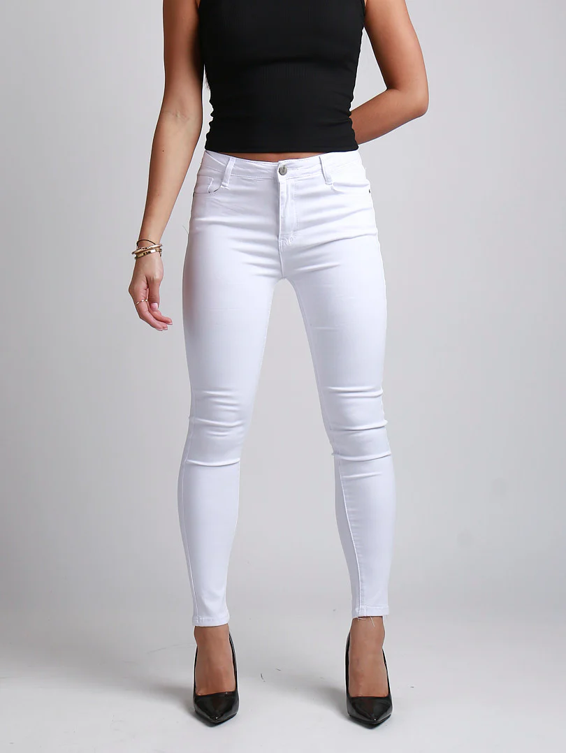 Jeans blanc slim - Image 2