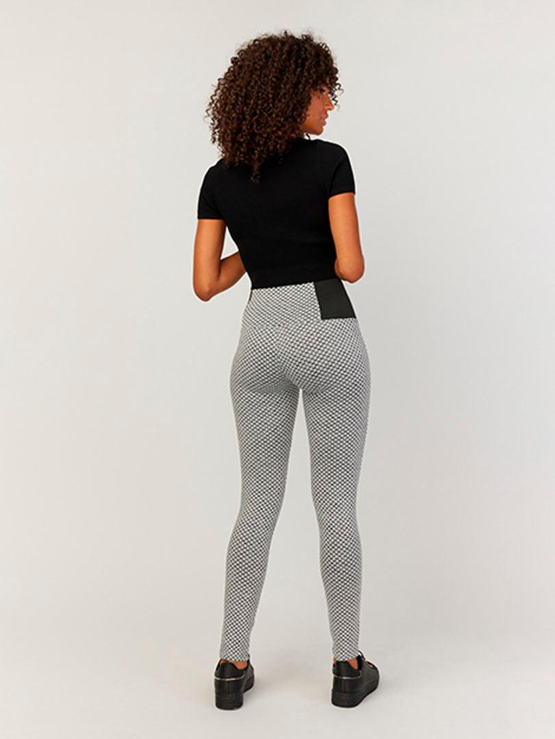 legging à carreaux bicolores - Image 3