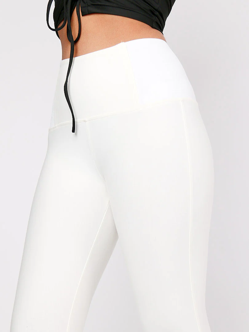 Legging blanc taille haute - Image 4