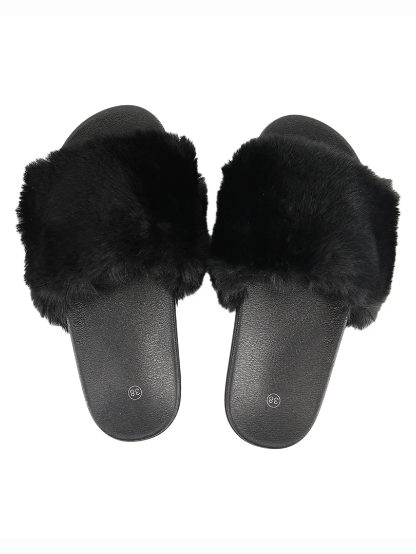 Mules en fausse fourrure - Image 3