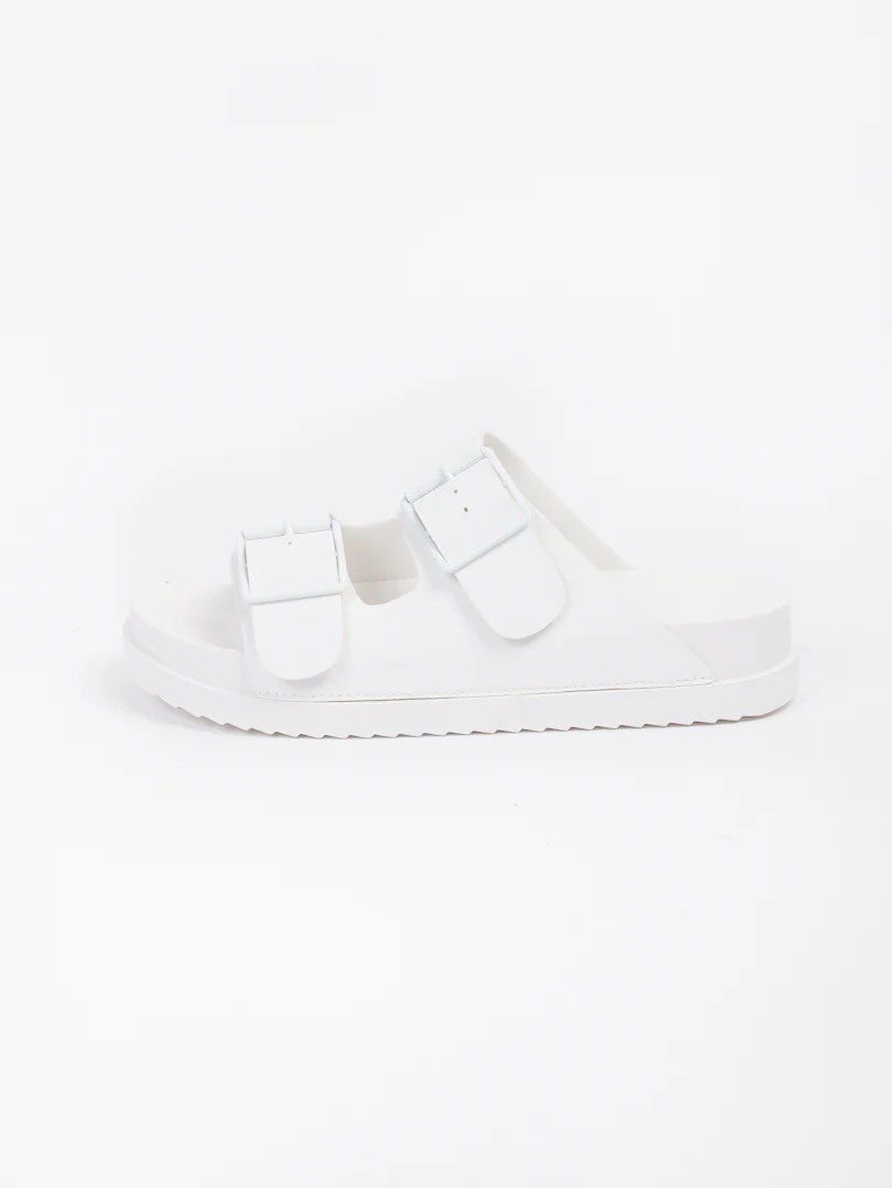 Mules monochromes à double-brides - Image 5