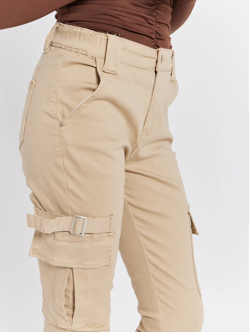 Pantalon cargo ajusté - Image 4