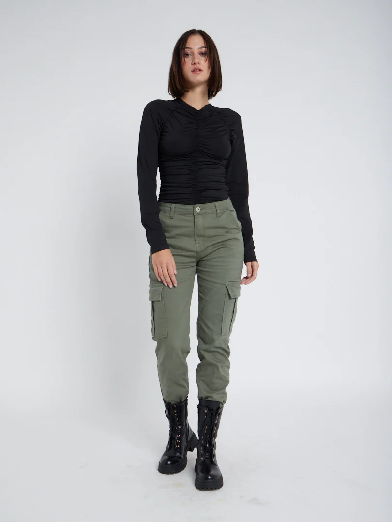 Pantalon cargo droit - Image 2
