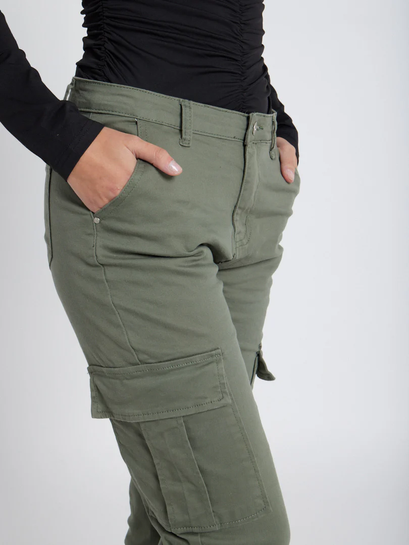 Pantalon cargo droit - Image 4