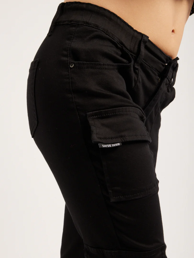 Pantalon cargo multi poches ourlet élastique - Image 12