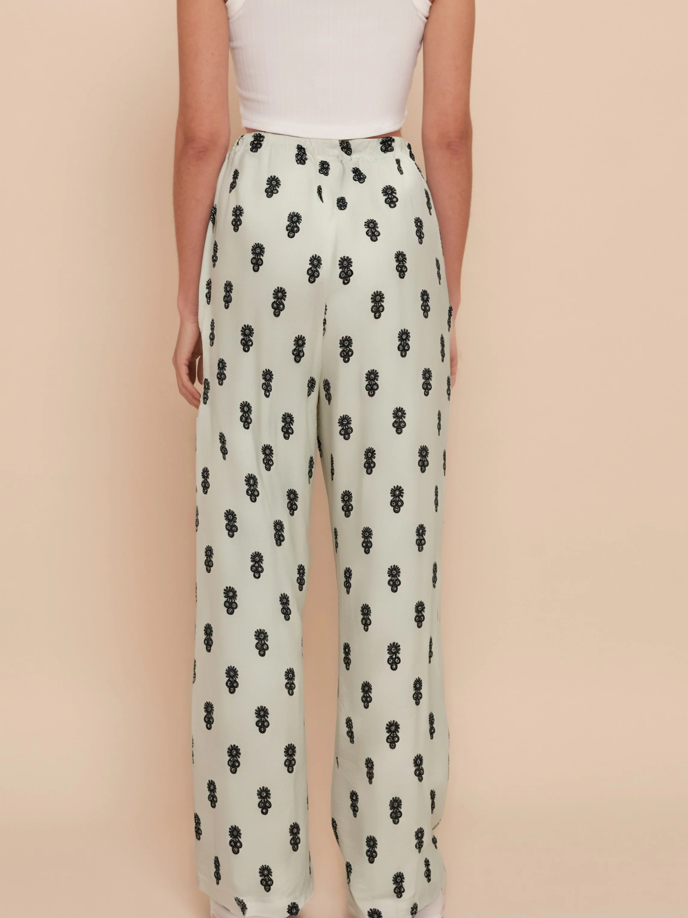 Pantalon d’été droit à imprimé bohème - Image 5