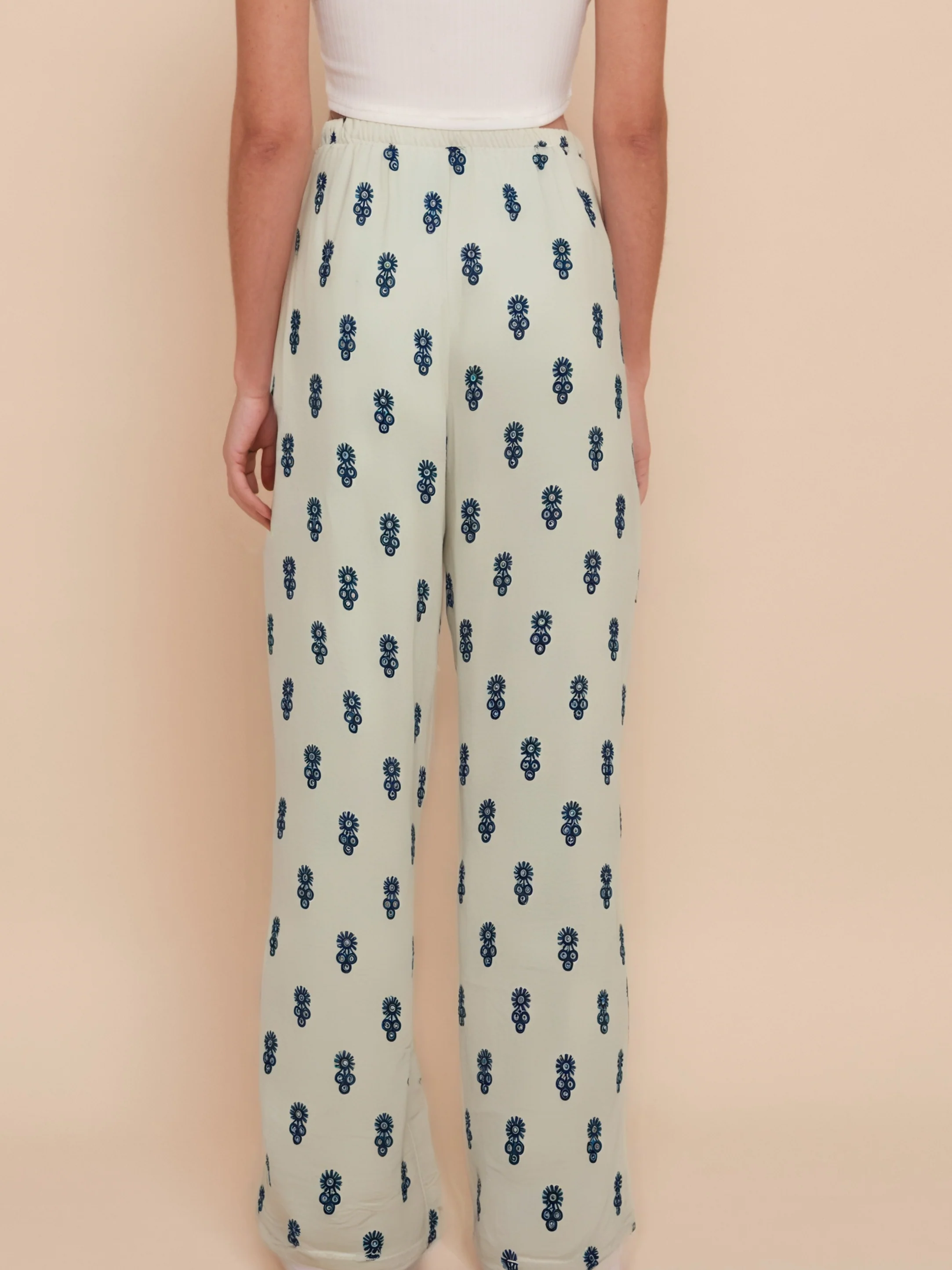 Pantalon d’été droit à imprimé bohème - Image 7