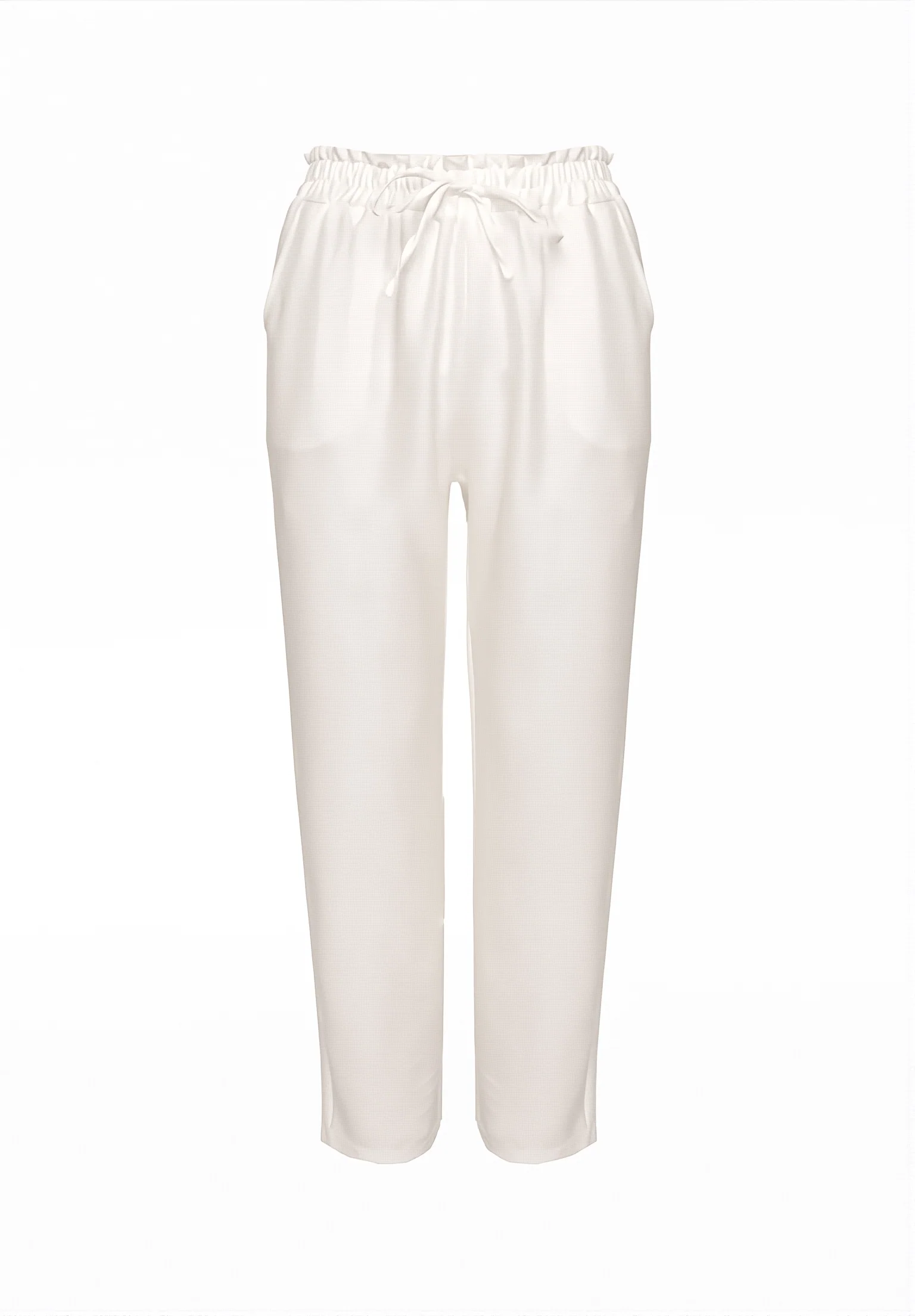 Pantalon d’été droit à taille élastique - Image 14