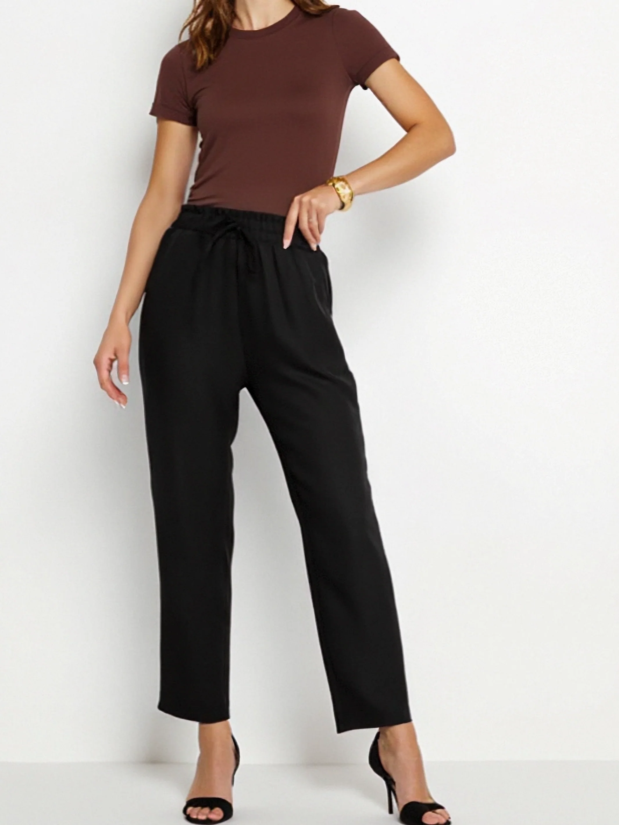 Pantalon d’été droit à taille élastique - Image 9
