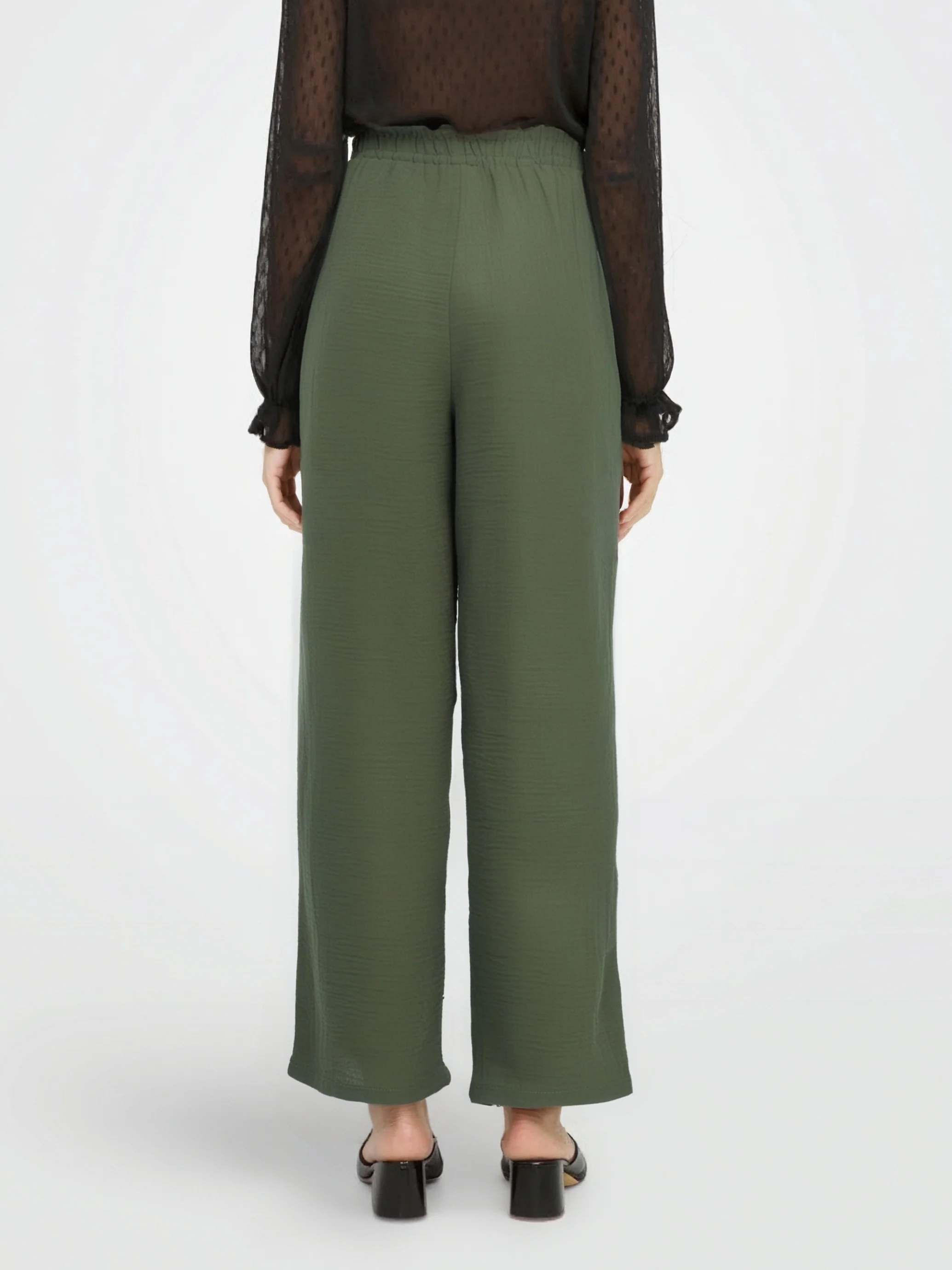 Pantalon d’été droit effet lin - Image 6