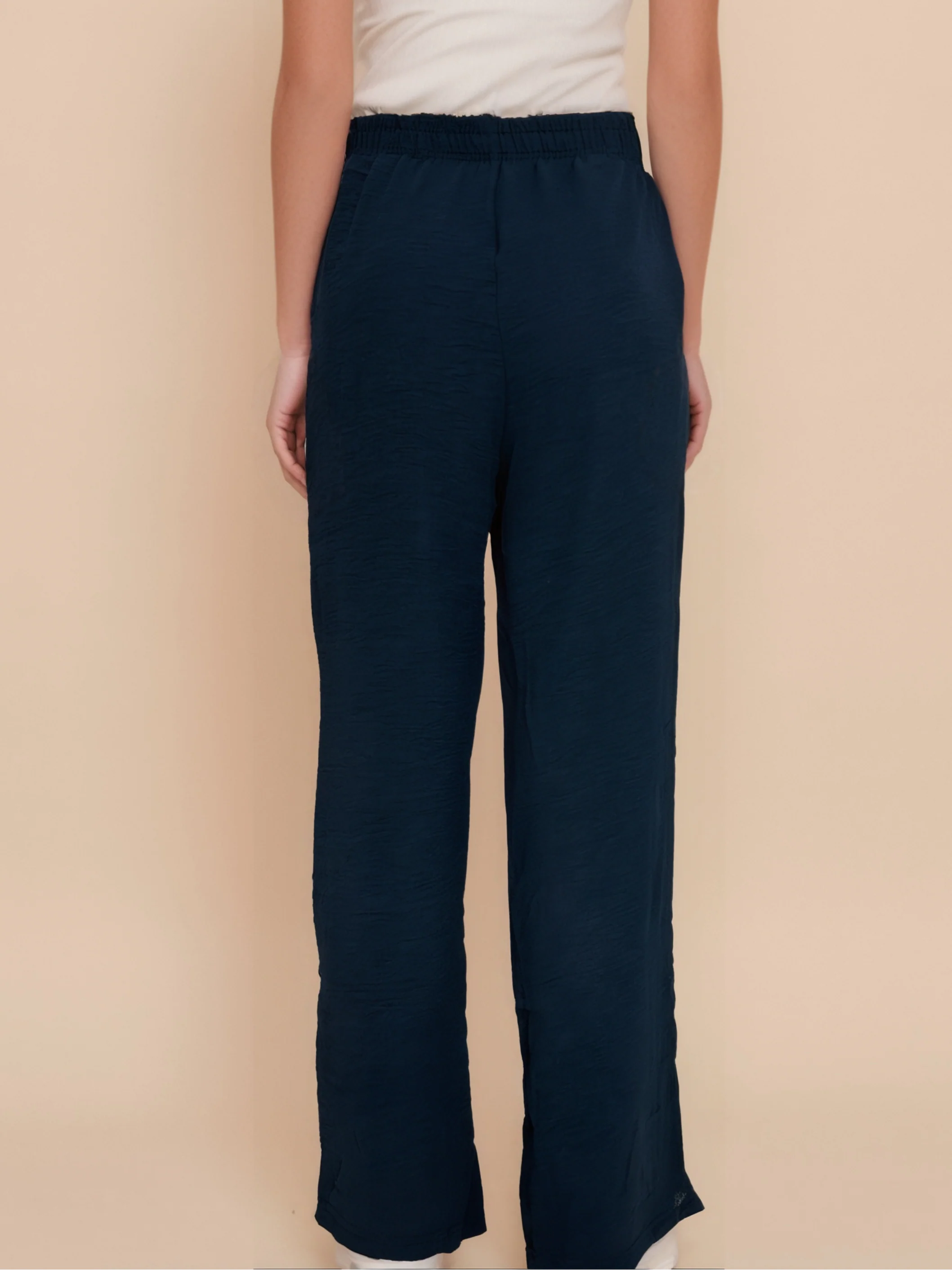 Pantalon d’été droit en tissu gaufré - Image 9