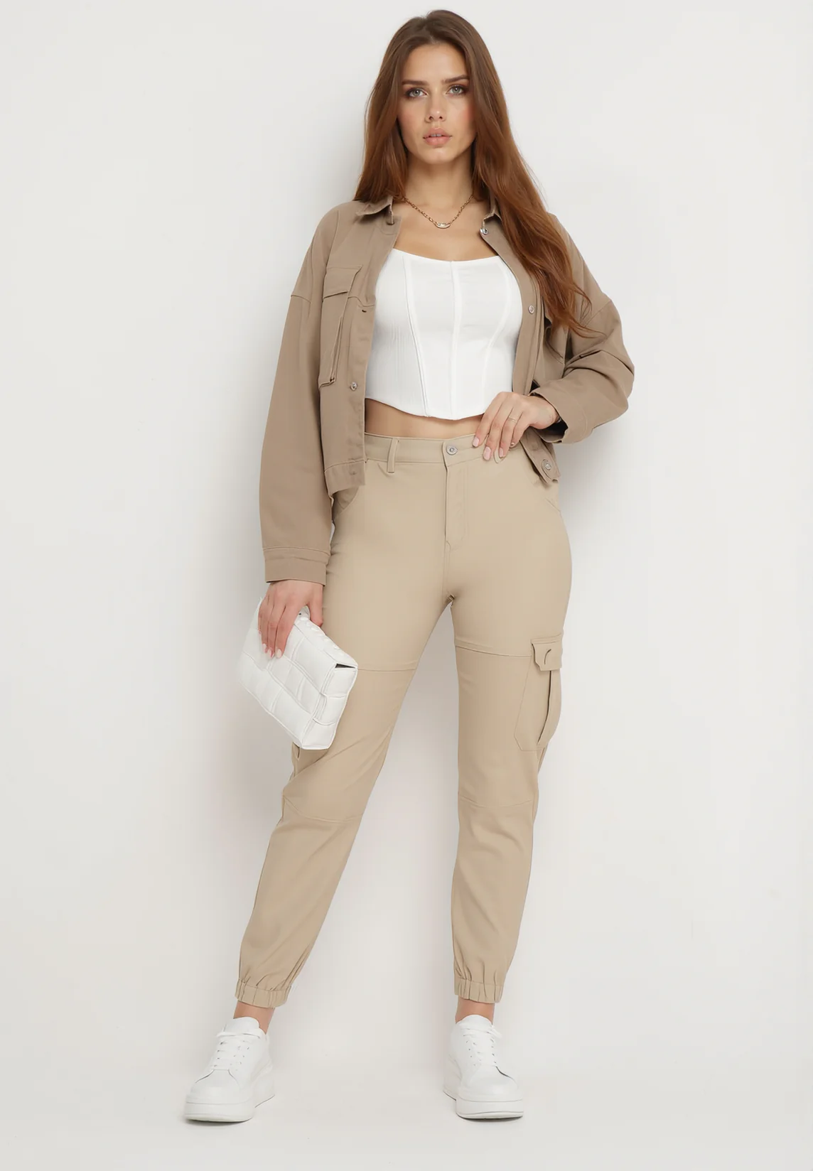 Pantalon de combat beige - Image 2