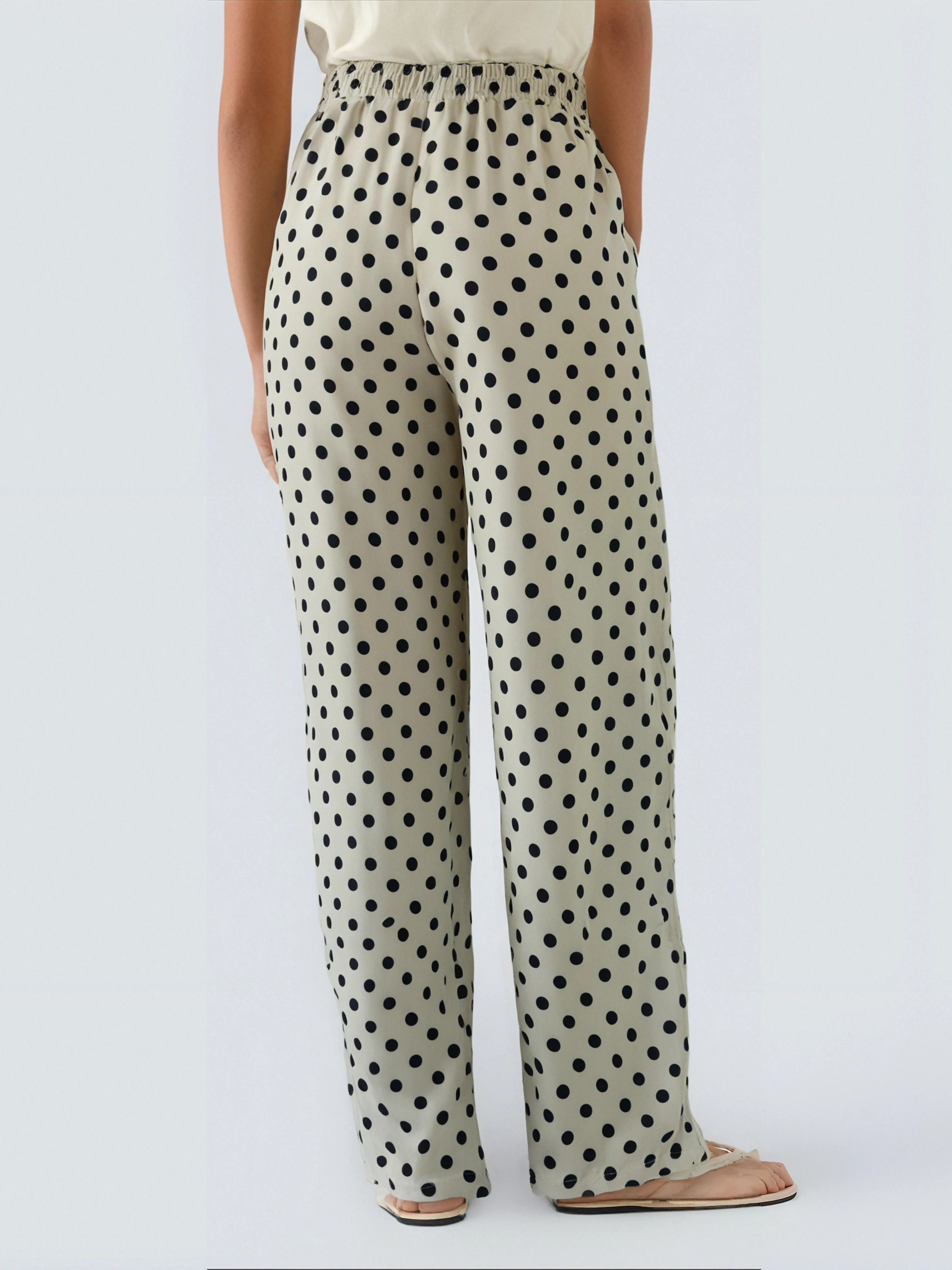 Pantalon Décontracté à Petits Pois - Image 3