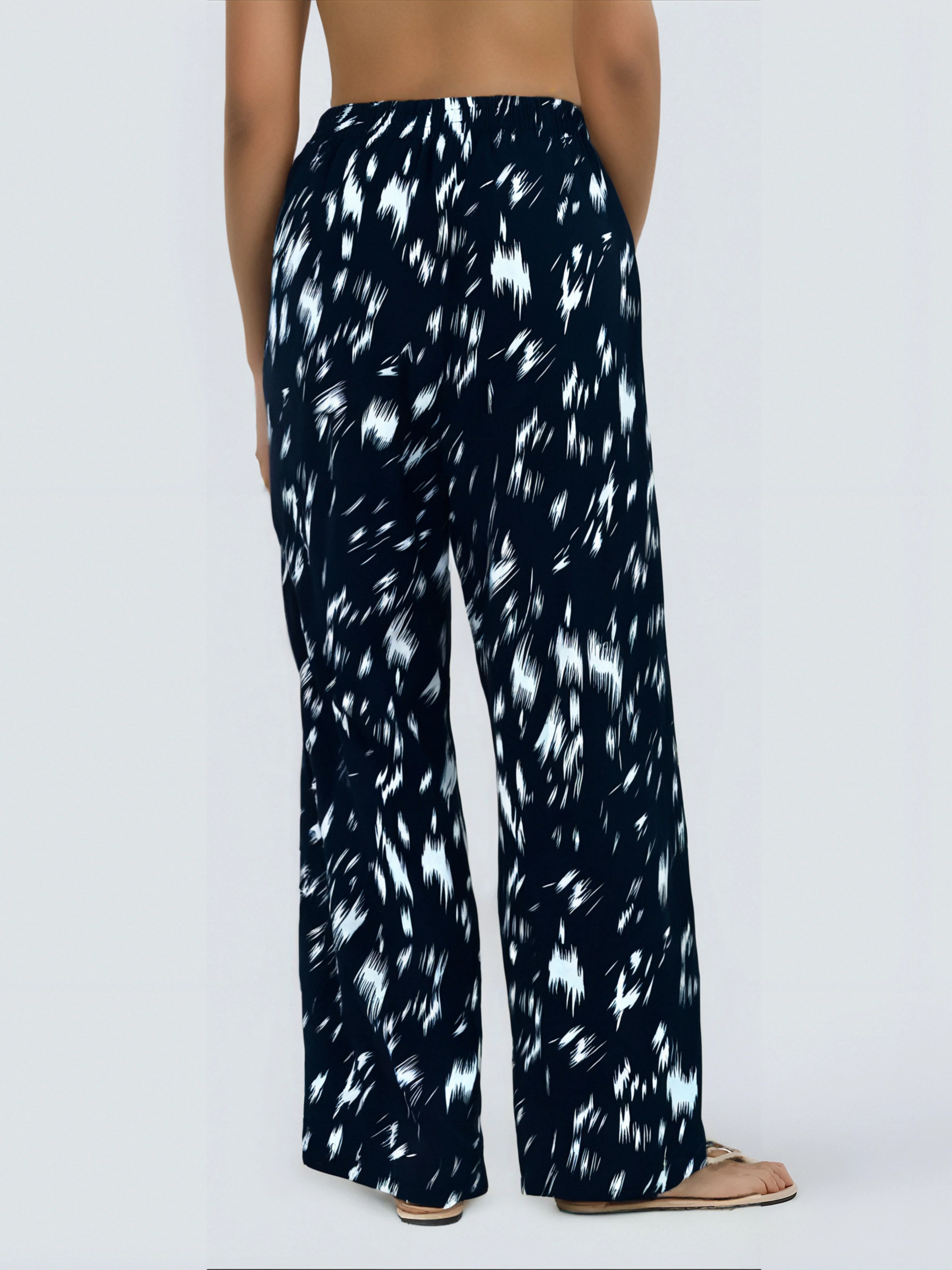 Pantalon Décontracté Imprimé Abstrait - Image 5