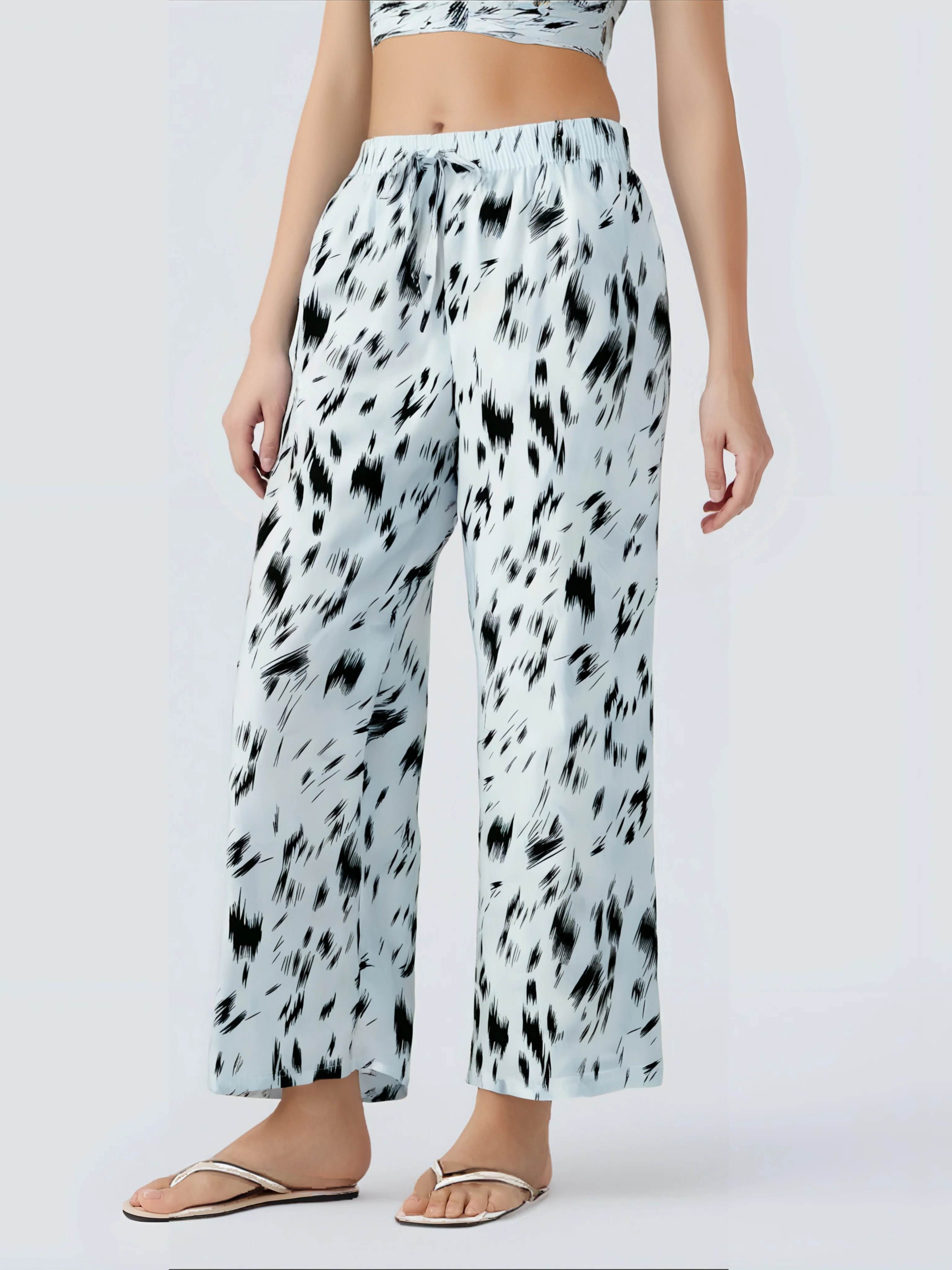 Pantalon Décontracté Imprimé Abstrait - Image 6