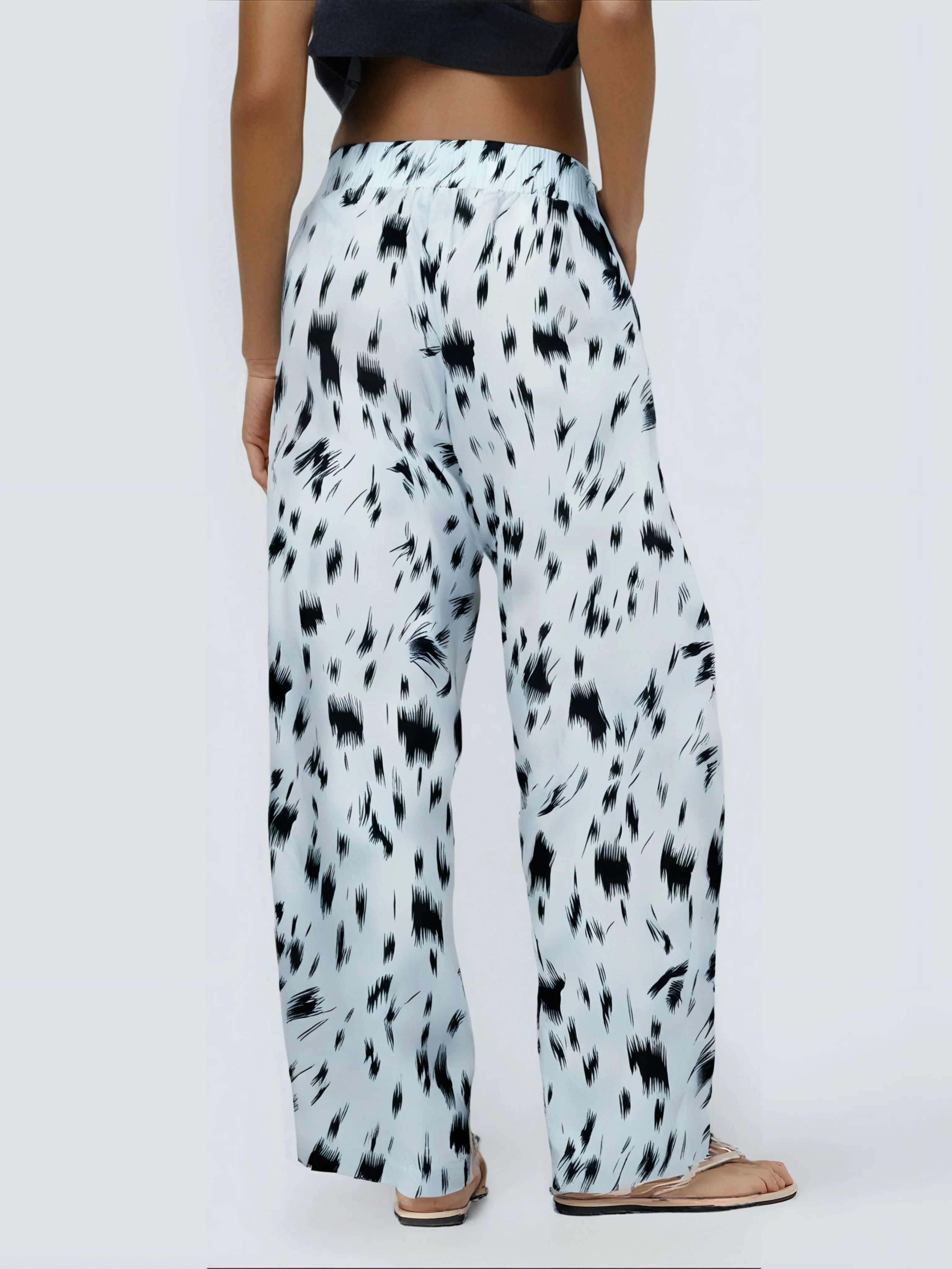 Pantalon Décontracté Imprimé Abstrait - Image 7