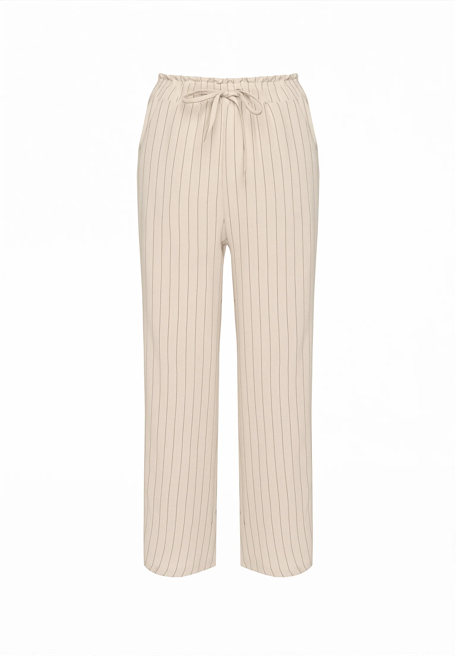 Pantalon droit à fines rayures verticales - Image 11