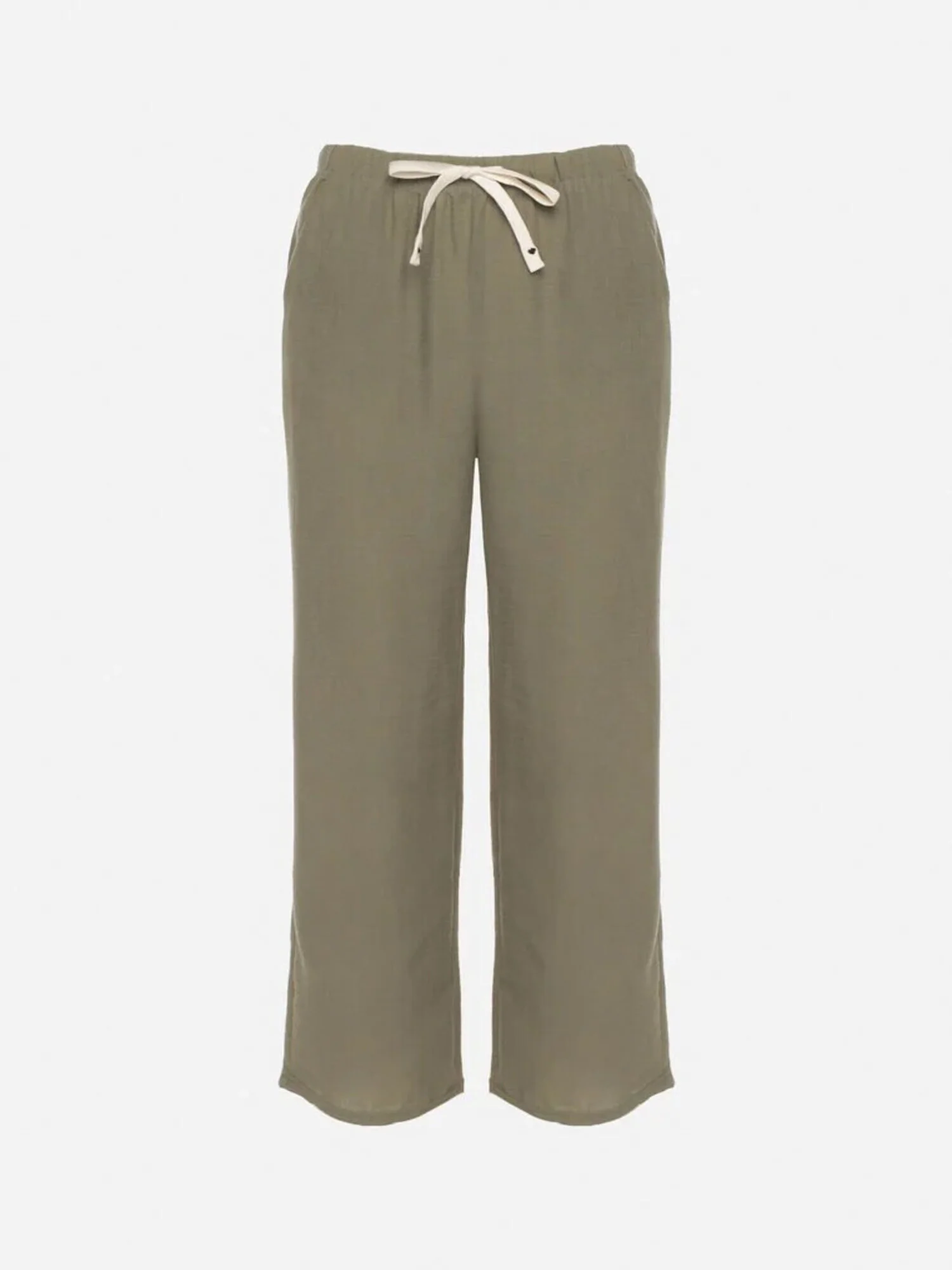 Pantalon droit effet lin - Image 11
