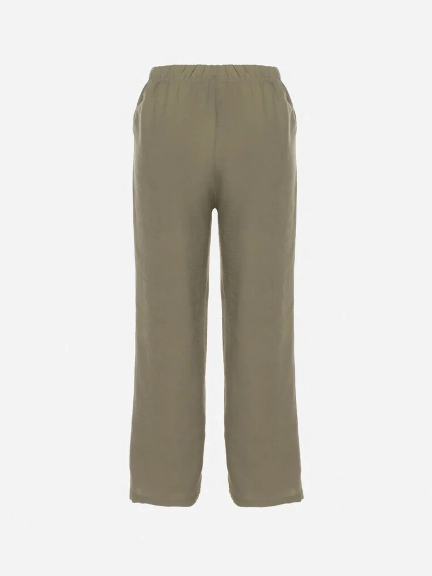 Pantalon droit effet lin - Image 12