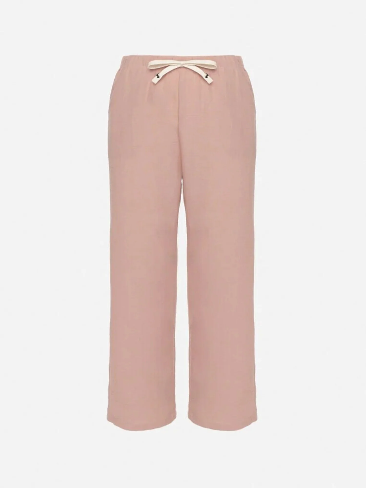 Pantalon droit effet lin - Image 3